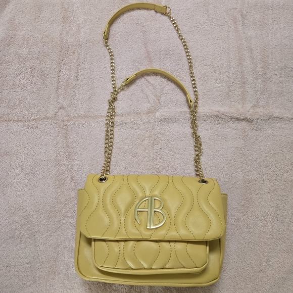 Alexis Bendel Handbags - Yellow Quilted Shoulder Bag